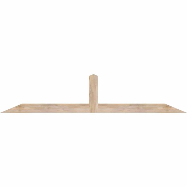 Ekena Millwork Portland Smooth Timber Gable Bracket, Douglas Fir, 72"W x 15"H x 1 1/2"D x 3 1/2"F, 5/12 Pitch GBW072X15X0204POR00SDF - main